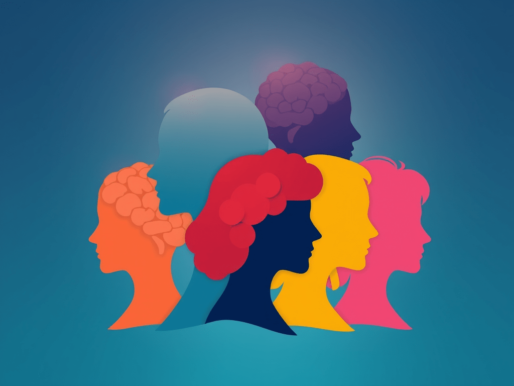 Time diverso com foco em inclusão neurodiversa e neurodiversidade no ambiente de trabalho.